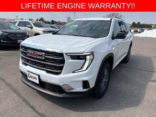 Summit White 2025 GMC Acadia AWD Elevation