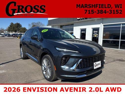 Quartz Blue Metallic 2026 Buick Envision Avenir AWD