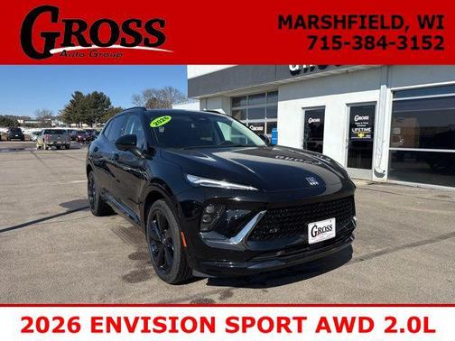 Ebony Twilight Metallic 2026 Buick Envision Sport Touring AWD