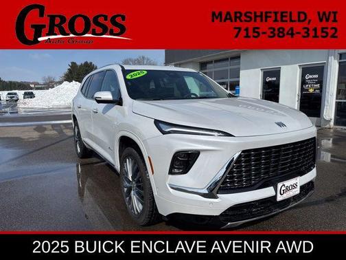 White Frost Tricoat 2025 Buick Enclave Avenir FWD