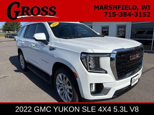 Summit White 2022 GMC Yukon SLE