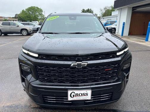 Black 2026 Chevrolet Traverse RS