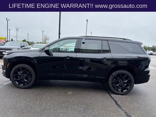 Black 2026 Chevrolet Traverse RS