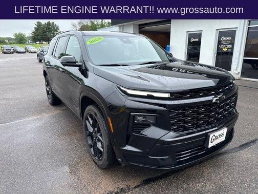 Black 2026 Chevrolet Traverse RS