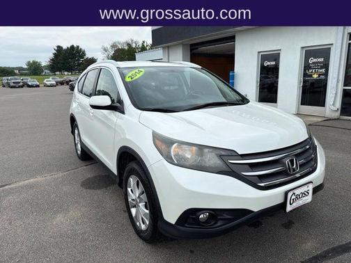 White 2014 Honda CR-V EX-L