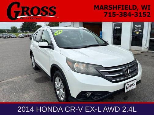 White 2014 Honda CR-V EX-L