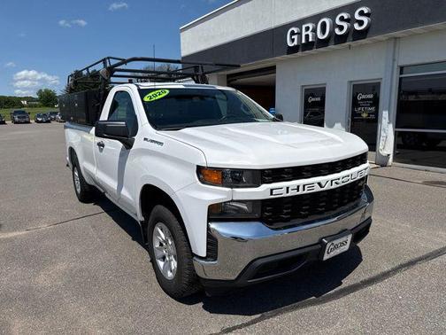 Summit White 2020 Chevrolet Silverado 1500 WT