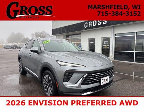 Moonstone Gray Metallic 2026 Buick Envision Preferred AWD