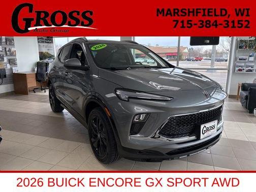 Moonstone Gray Metallic 2026 Buick Encore GX Sport Touring