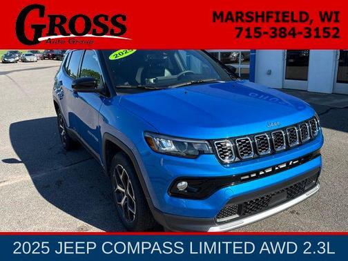 Hydro Blue Pearlcoat 2025 Jeep Compass Limited