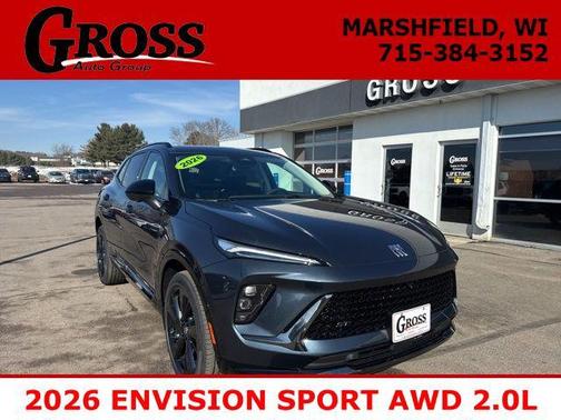 Quartz Blue Metallic 2026 Buick Envision Sport Touring AWD