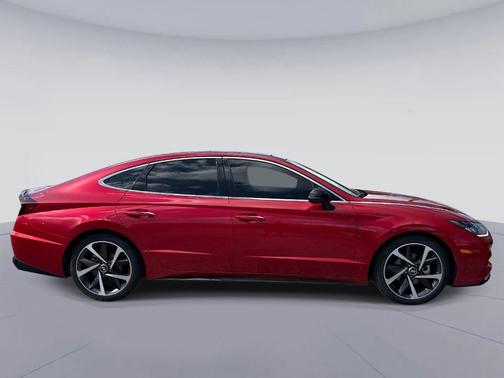 Calypso Red 2021 Hyundai SONATA SEL Plus