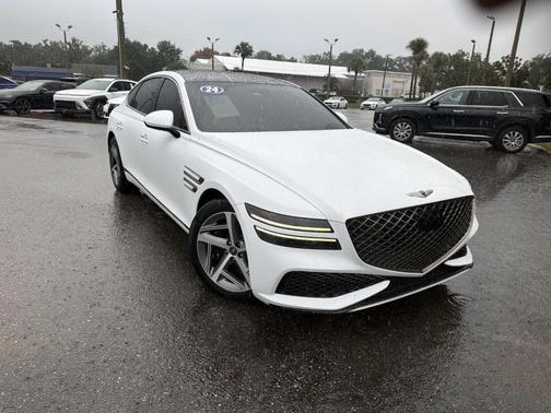 Alta White 2024 Genesis G80 3.5T Sport