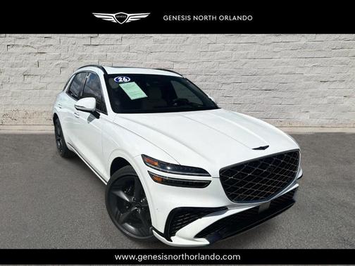 Alta White 2026 Genesis GV70 3.5T Sport Prestige SUV