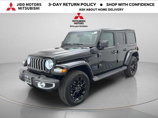 Black Clearcoat 2025 Jeep Wrangler 4xe Sahara