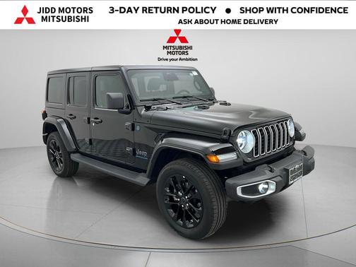 Black Clearcoat 2025 Jeep Wrangler 4xe Sahara