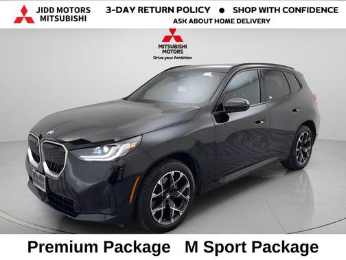 Black Sapphire Metallic 2025 BMW X3 30 xDrive