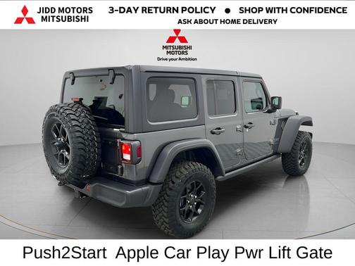 Granite Crystal Metallic Clearcoat 2025 Jeep Wrangler 4xe Willys