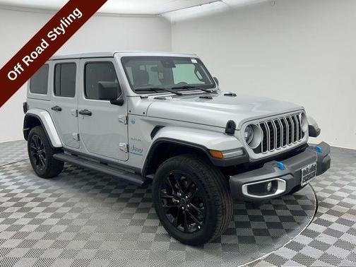 Silver Zynith Clearcoat 2024 Jeep Wrangler 4xe Sahara