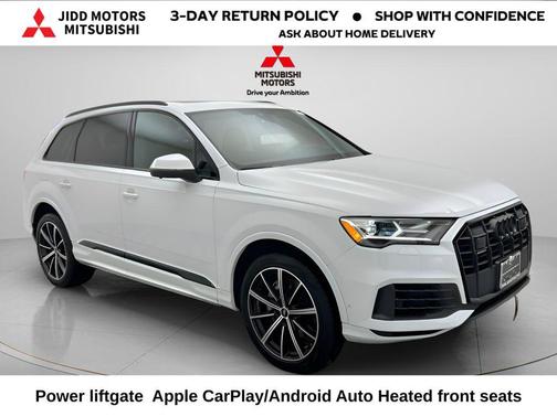 Glacier White Metallic 2022 Audi Q7 55 Premium Plus