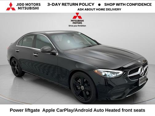 Black 2025 Mercedes-Benz C-Class C 300 4MATIC