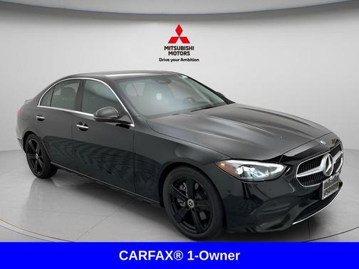 Black 2025 Mercedes-Benz C-Class C 300 4MATIC