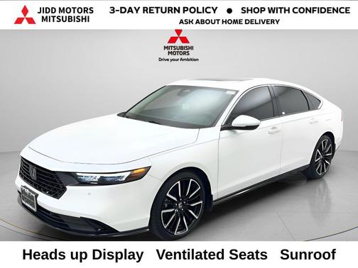 Platinum White Pearl 2024 Honda Accord Hybrid Touring