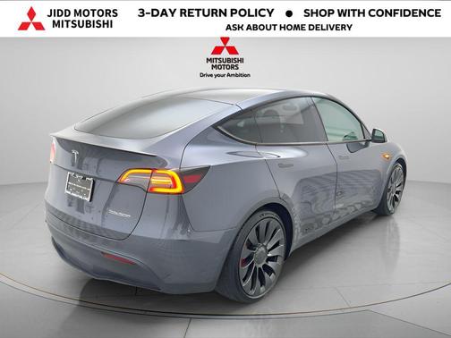 Gray 2023 Tesla Model Y Performance Dual Motor All-Wheel Drive