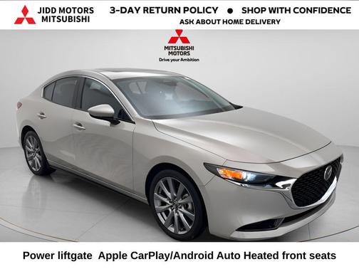 Platinum Quartz Metallic 2025 Mazda Mazda3 FWD w/Preferred Package