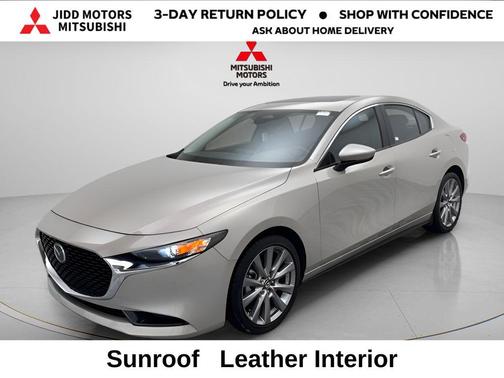 Platinum Quartz Metallic 2025 Mazda Mazda3 FWD w/Preferred Package