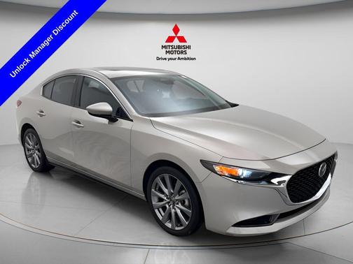 Platinum Quartz Metallic 2025 Mazda Mazda3 FWD w/Preferred Package