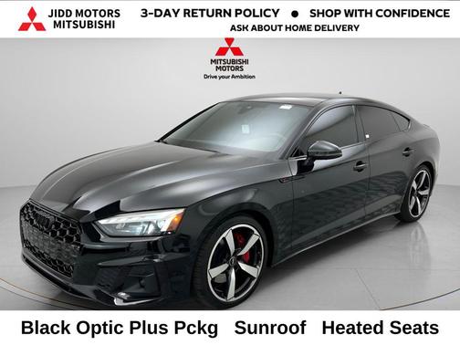 Mythos Black Metallic 2023 Audi A5 Sportback 45 S Line Premium Plus