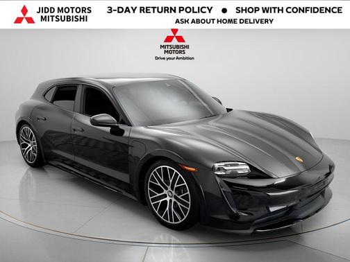 Black 2022 Porsche Taycan 4