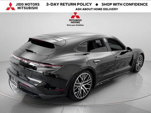 Black 2022 Porsche Taycan 4