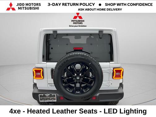 Bright White Clearcoat 2025 Jeep Wrangler 4xe Sahara