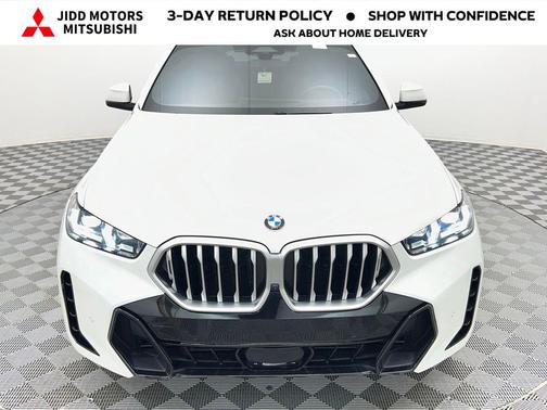 Alpine White 2025 BMW X6 xDrive40i