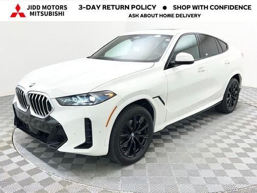 Alpine White 2025 BMW X6 xDrive40i
