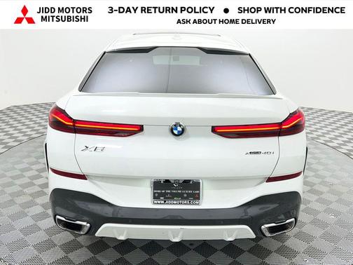 Alpine White 2025 BMW X6 xDrive40i