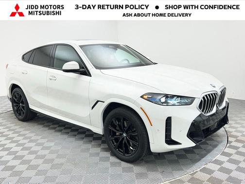 Alpine White 2025 BMW X6 xDrive40i
