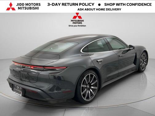 Volcano Grey Metallic 2022 Porsche Taycan 4S