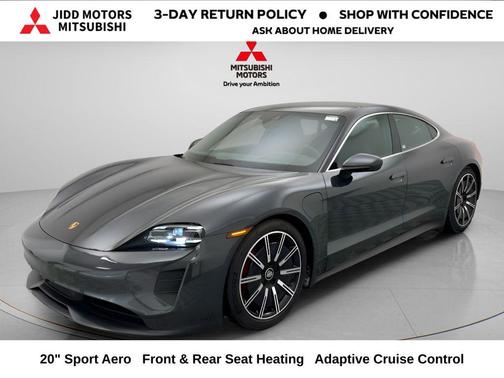 Volcano Grey Metallic 2022 Porsche Taycan 4S