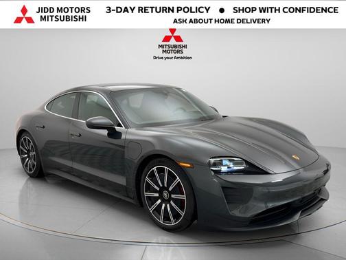 Volcano Grey Metallic 2022 Porsche Taycan 4S