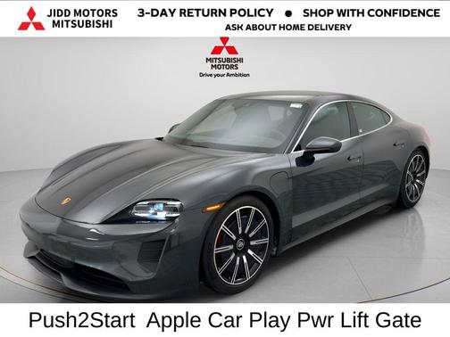 Volcano Grey Metallic 2022 Porsche Taycan 4S