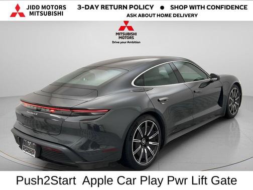 Volcano Grey Metallic 2022 Porsche Taycan 4S