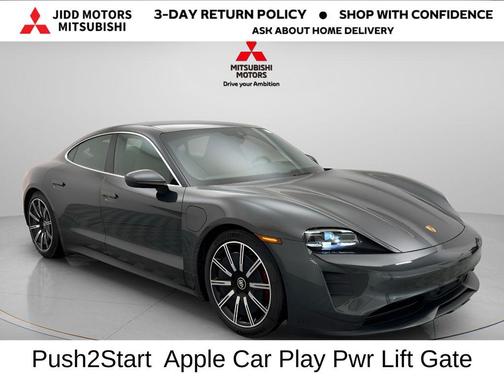 Volcano Grey Metallic 2022 Porsche Taycan 4S