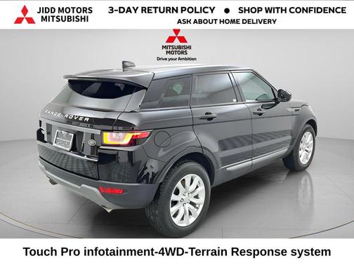 Black Metallic 2017 Land Rover Range Rover Evoque SE