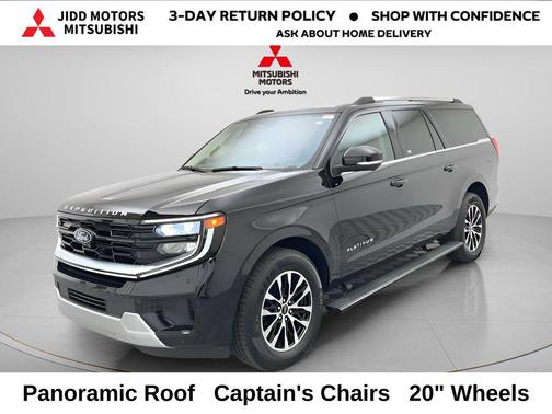 AGATE BLACK METALLIC 2025 Ford Expedition Max Platinum