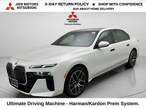 White 2025 BMW 740 i xDrive