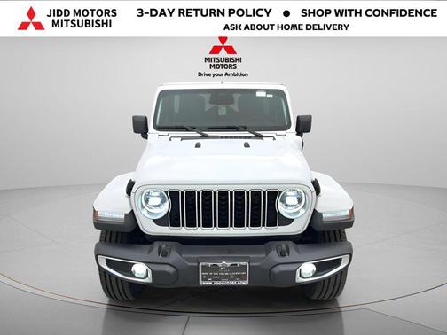 Bright White Clearcoat 2025 Jeep Wrangler 4xe Sahara
