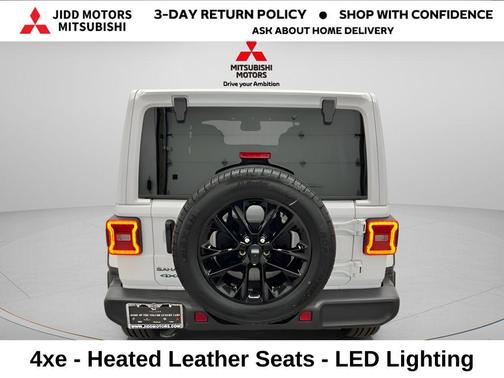 Bright White Clearcoat 2025 Jeep Wrangler 4xe Sahara